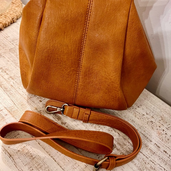 Antik Kraft Brown Vegan Leather Bag - Picture 6 of 10